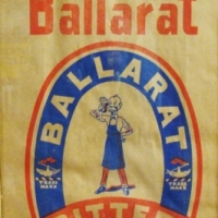 Framed Ballarat Bitter Bertie paper bag - Bates bags - Sold for $62 - 2017
