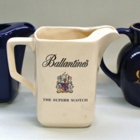 Group of 3 Scotch Whisky water jugs - Grants, Ballantine's & Queen Spey - Sold for $43 - 2017