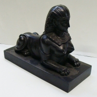 Heavy resin Sphinx statue -  31cm long - Sold for $37 - 2017