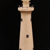 1950s lighthouse lamp with lifeboat - Sold for $118 - 2017
