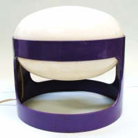 Retro Joe Columbo lamp for Kartell - Purple with white shade - Sold for $68 - 2017