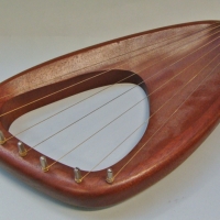stylish shaped modern Wooden Lyre - Sold for $25 - 2017