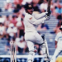 Mounted signed Photograph of Alan Border Australia highest Test run scorer - Sold for $37 - 2017