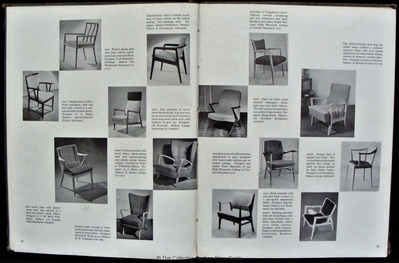 195455 Decorative Art The Studio Yearbook featuring a wide range of Mid century Scandinavian