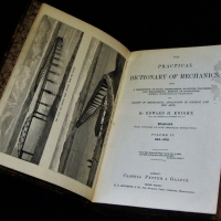 1880 The Practical Dictionary of Mechanics by Knight Being a Description of Tools, Instruments, MacHines, Processes, and Engineering  History of Inven - Sold for $25 - 2017