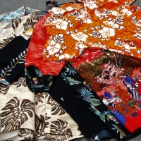 Group lot assorted gents Hawaiian shirts - various sizes & brands - Sold for $56 - 2017