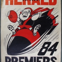 Original Weg Herald - Essendon Bombers '84 Premiers, No18755 - Sold for $62 - 2017
