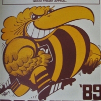 1989 AFL football Hawthorn Premiership Weg Poster - Sold for $25 - 2017
