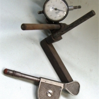 2 x Vintage gauges - Starret speed gauge & mercer depth gauge - Sold for $31 - 2017