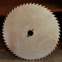 55cm diameter mill saw blade - Sold for $25 - 2017