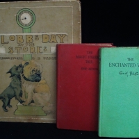 Group of books including Blobbs day at the stores with 13 full-page colour illustrations and 2 Enid Blyton books - Sold for $25 - 2017