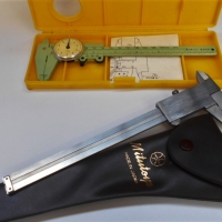 2 x Vintage Micrometers incl Mitutoyo stainless steel vernier caliper - Sold for $43 - 2017