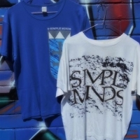 2 x c1980's Simple Minds tour t-shirts incl 1984 Australasia & 1986 World tour - Sold for $75 - 2017