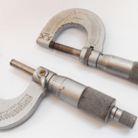 2 x Micrometers incl cased Mitutoyo & German Keilpart - Sold for $35 - 2017