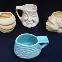 Group of Shaving mugs incl Australian pottery MCP & Sandiland before & after mug - Sold for $31 - 2017
