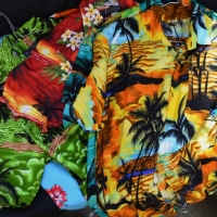 Large lot - Vintage & Modern men's Summer HAWAIIAN Shirts - all Colourful Design, made in Thailand, Philippines, etc - Various sizes - Sold for $62 - 2017