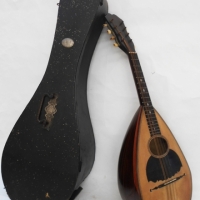 Rosewood roundback Mandolin c 1913 by Fratelli Vinaccia Naploi in period case - Sold for $348 - 2017