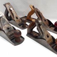 4 x Australian made wood planes incl Tuner #5, Carter # & Falcon Pope 4 12 - Sold for $43 - 2017