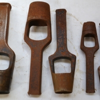 Vintage set of 5 graduating steel punches - Sold for $25 - 2017