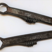 2 x Vintage adjustable spanners by Eclipse Eskiltuna Sweden, adjustable spanner - Sold for $47 - 2017