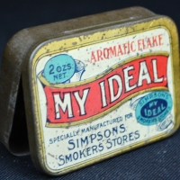 1920s Australian My Ideal Aromatic flake Tobacco tin for Simpson's Smokers Stores - Sold for $348 - 2018