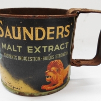 1920s Australian Sanders Malt extract & McAlpin's self raising flour sifter tin by Wilson bros - Sold for $124 - 2018