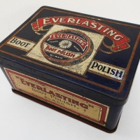 1920s Everlasting Boot polish tin by Union Can Co Adelaide - Sold for $81 - 2018