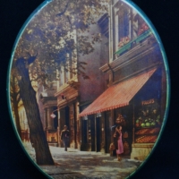 1940s Collins St, Melbourne tin for Plisch Yenik & Co Prahran by Wilson Bros - Sold for $43 - 2018