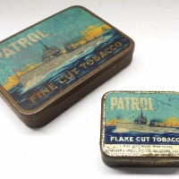 2 x 1920s Australian Tobacco tins Patrol By Dudgeon & Arnell 2 Oz & 12 oz - Sold for $466 - 2018