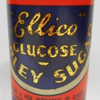 1940s Ellico Glucose Barley Sugar tin - 8oz for DHA Tempe NSW - Sold for $31 - 2018