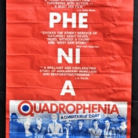 c1979 Quadrophonia 'The Who' movie day bill - 68cm x 325cm - Sold for $62 - 2018