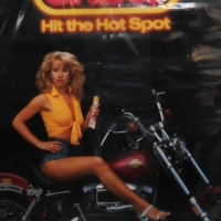 c 1980s mounted CHIKO - 'Hit the Hot Spot' advertising poster - 29x21cm - Sold for $37 - 2018