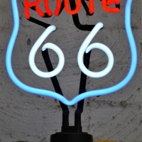 Reproduction 'As New' - 'ROUTE 66' neon light - Sold for $87 - 2018