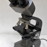 Vintage Japanese Meiji microscope with !0x  - 100x objectives - Sold for $81 - 2018