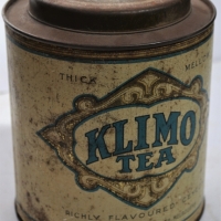 c1910 Kilmo Tea tin 2lbs for Price Griffith & Co Melbourne by J Marsh  & Sons Makers Melbourne - Sold for $25 - 2018