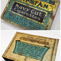 c1930s Australian Wills Capstan Navy Cut cigarette limited edition pocket container - Sold for $31 - 2018