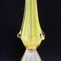 1950s Murano citrine glass two piece lamp base - Sold for $112 - 2018