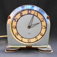Art Deco Smiths Sectric clock with mirrored back - Sold for $50 - 2018