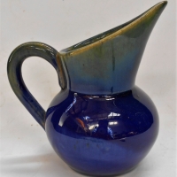 Lovely PPP Premier Potteries Preston Australian Pottery JUG - Blue & Green glaze, marked to base - 11cm H - Sold for $99 - 2018