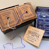 1920s Box of Clarks Scintilla Artificial silk with two packaged balls inside - Sold for $27 - 2018