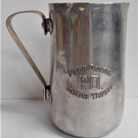 Vintage c193040's Aluminum PETER DAWSON Scotch Whiskey Jug - Sold for $68 - 2018