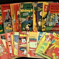 Group of 1960s  Australian Walt Disney comics mainly 10 and 12c editions Donald Duck Mickey mouse etc - Sold for $68 - 2018