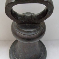 1860s bronze Bell weight 300 troy ounces - Sold for $211 - 2018