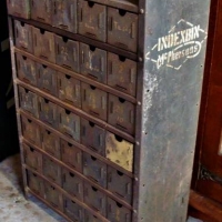 Set of metal garage drawers with 35 drawers - indexbin by McPhersons - Sold for $50 - 2018