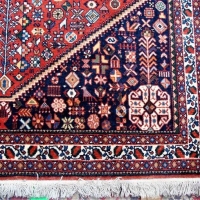 Woollen Persian rug finely woven wool 150 by 100 cm hand-woven - Sold for $149 - 2018