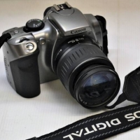 Canon EOS 300d Digital camera with 18-55mm lens - Sold for $31 - 2018