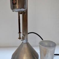 1950s Ritter GE Chrome milkshake maker with Aluminum cup - Sold for $137 - 2018