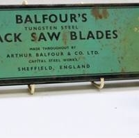 4 Tins - Balfours Hacksaw blades, Bifurcated rivets and Monopole cigarettes - Sold for $37 - 2018