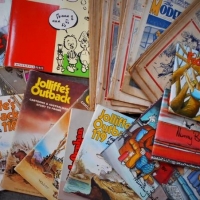 Group of vintage comics including Jollife's Outback, Footrot Flats and 1920s Pals magazines - Sold for $27 - 2018