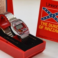 Mint boxed The Dukes of Hazzard Unisonic LCD Quartz Watch (new old stock) - Sold for $68 - 2018